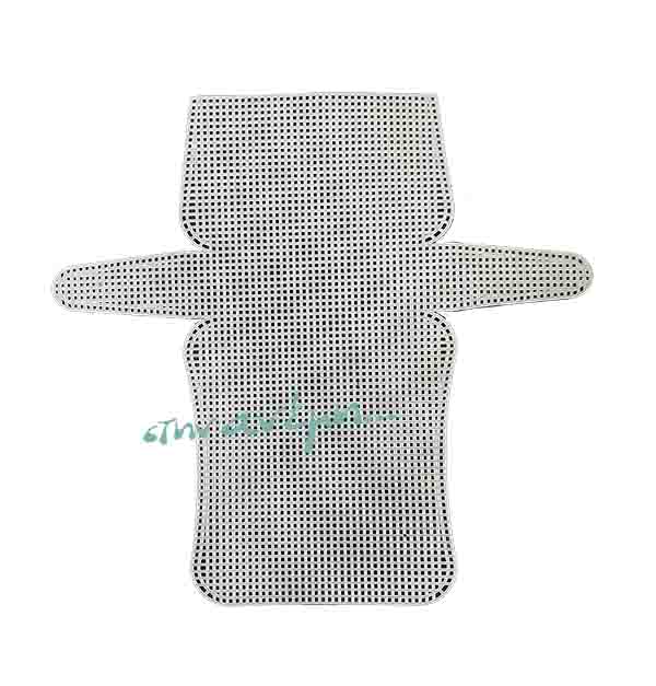 Πλαστικός Καμβάς για τσαντάκι 36x34 Small Λευκό