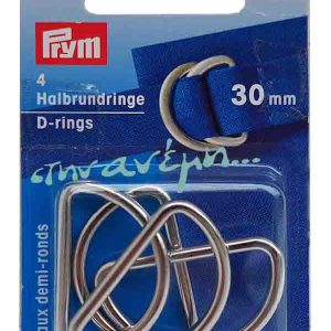 Κρίκοι D-Rings 30mm Prym 555230 Nickel