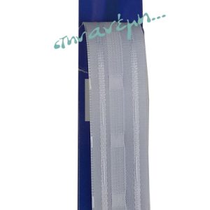 Τρέσα για κουρτίνα (Curtain tape) Λευκή, Συνεχόμενη πιέτα (40mm) – Marribon