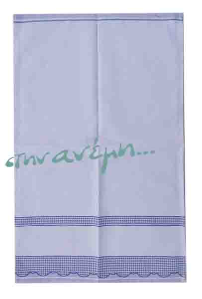 Ποτηρόπανο με φάσα ΑΪΝΤΑ για κέντημα– embroidered kitchen towel