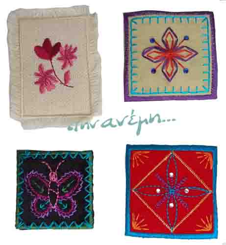 Θερμοκολλητικά μοτίφ (Iron-on patches) υφασμάτινα