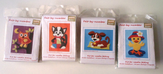 OLYMPUS DIGITAL CAMERA Κιτ για κατασκευές φελτ (Kit for needle felting) - Orchidea