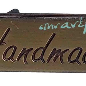 Handmade μεταλλικό Ταμπελάκι Bronze