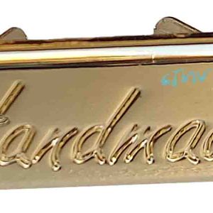 Handmade μεταλλικό Ταμπελάκι Gold