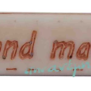 Handmade Πλαστικό Οβάλ Μπεζ