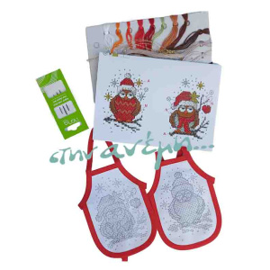Decor Μπουκαλιού Christmass Owl - Duffin Decor Μπουκαλιού Christmass Owl - Duffin