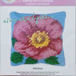 Σταμπωτό Μαξιλάρι ΚΙΤ - LadyBird, Wild Rose 25x25