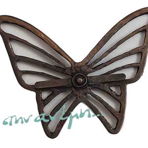 Διακοσμητιικό Τσάντας Πεταλούδα 6x4.5 Bronze