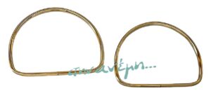 Μεταλλικά χερούλια Fine Semicircle Gold