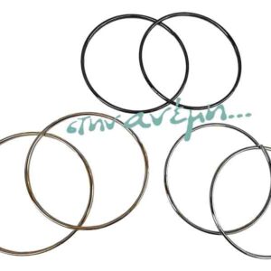 Μεταλλικά χερούλια Fine Circle 13.5 cm